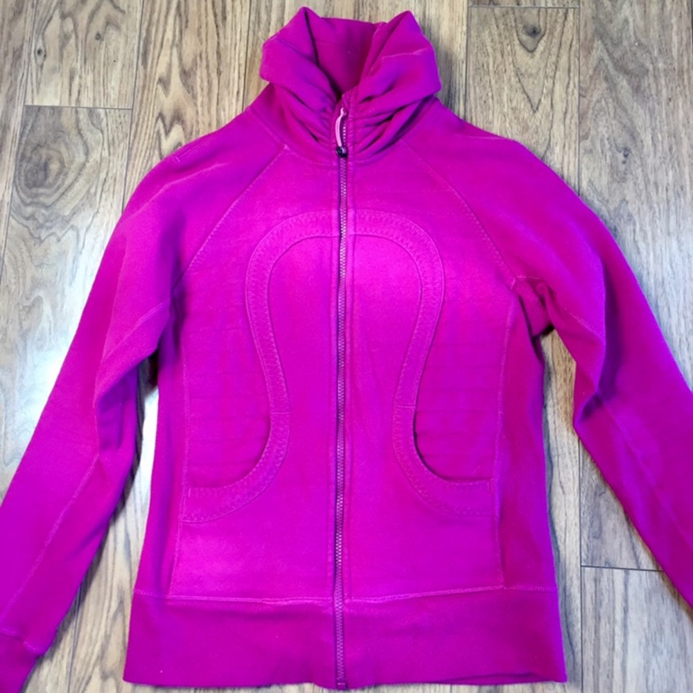 Lululemon Cuddle Up Jacket in Paris Pink Sz 6